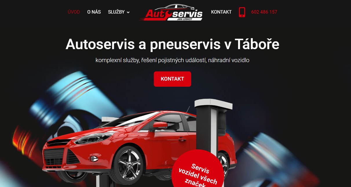 AUTOSERVIS JAN LOSKOT - pneuservis, mechanické práce, klimatizace, náhradní vozidla Tábor