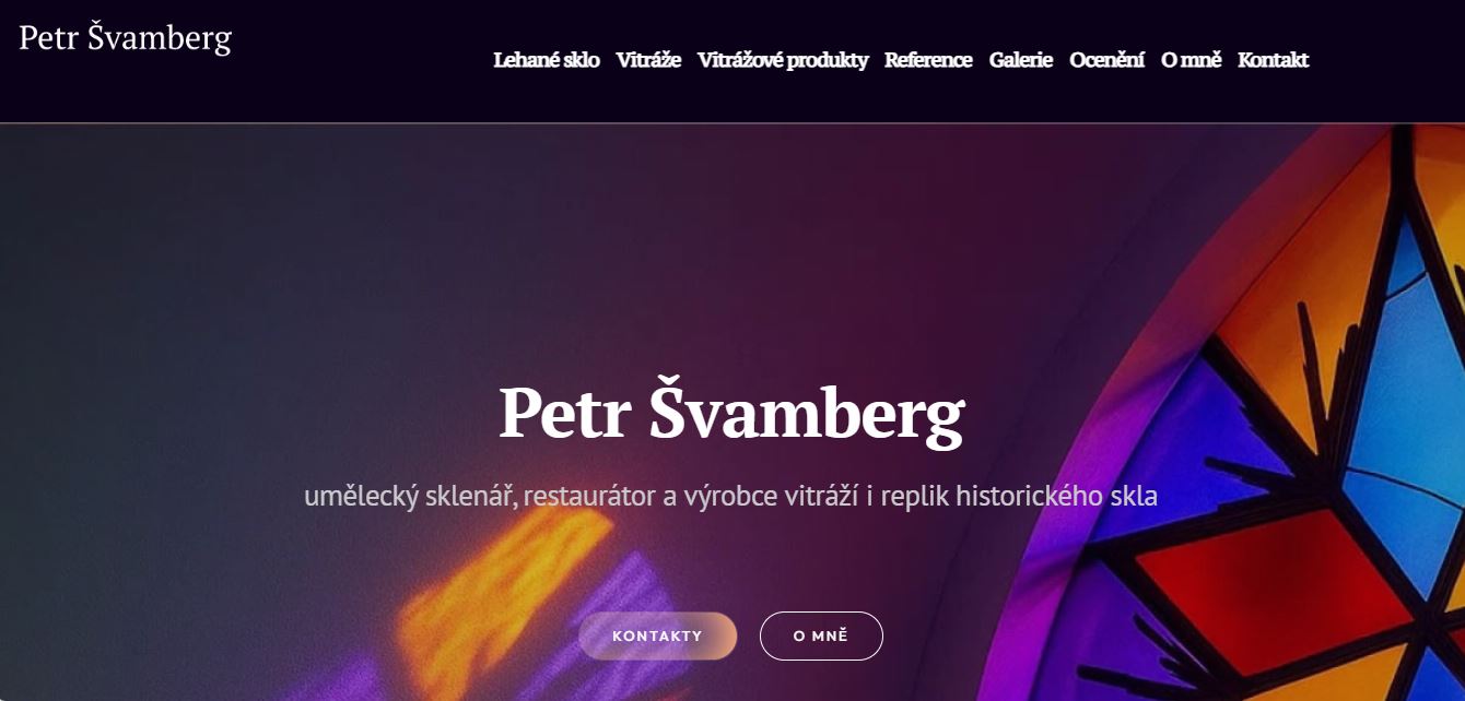 UMĚLECKÉ SKLO PETR ŠVAMBERG - výroba uměleckého a dekoračního skla